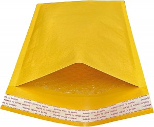 Kraft bubble mailer bag